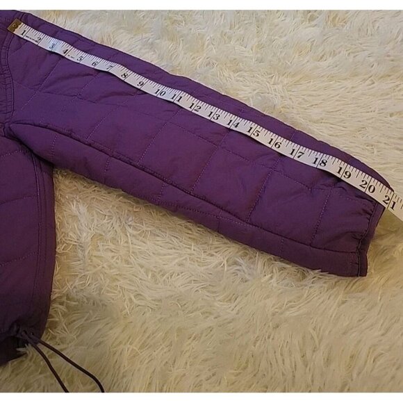 Love Tree Ultralight Packable Womens Medium Purple Puffer Jacket Full Zip Adjust - Picture 6 of 9